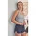 Khanomak Women's Biker High Waist Yoga Workout Shorts