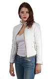 Women's Long sleeves quilted coat Zip up bomber jacket