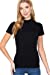 Women's Short Sleeves Mock Neck Jersey Top