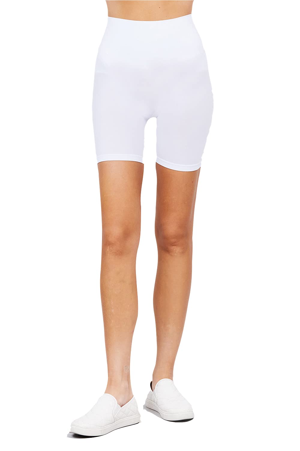 Khanomak Women's Waist Band Seamless Short Legging