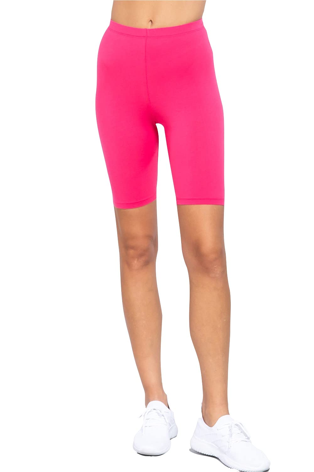 Women's Athletic Exercise Yoga Walking Knee Length Short Leggings