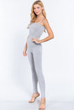 Womens-  Tube Cami Square Neck Spaghetti Strap Jumpsuit