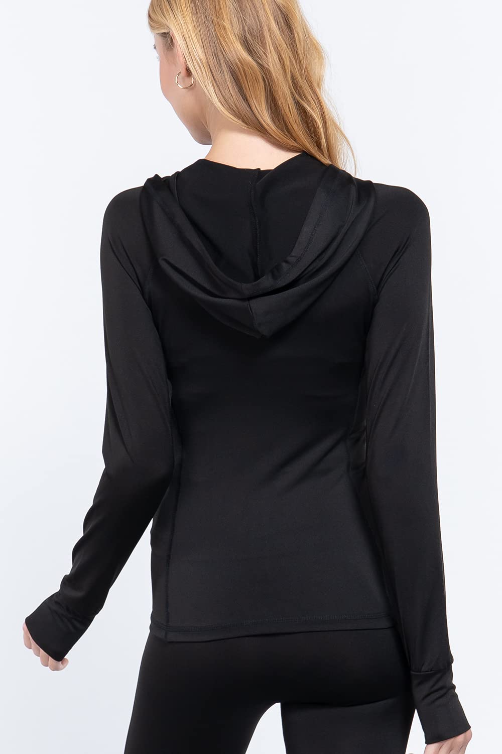 Women's Zip Up Long Sleeves Jogger Hoodie Workout Track Jacket Sweater