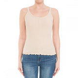 Womens-Ribbed Knit Camisole Tank Top Shirt