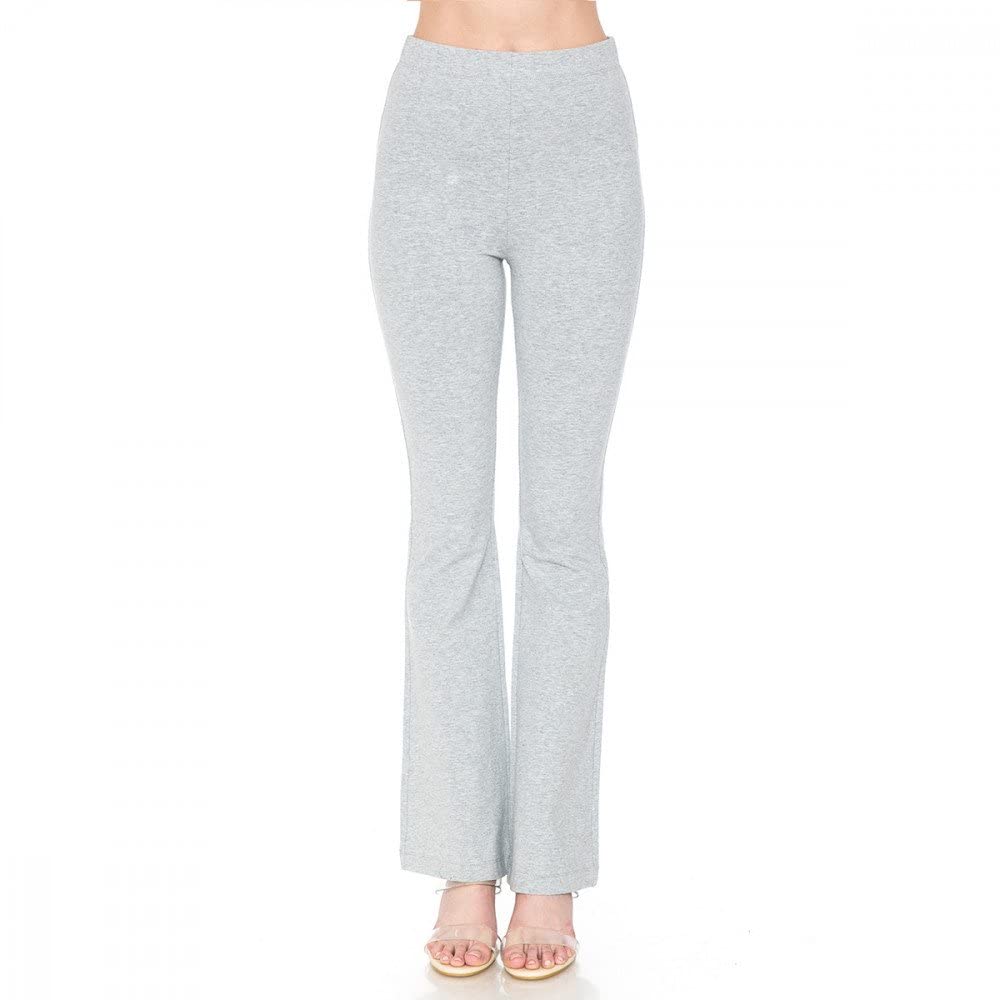 Women's Pull On High Rise Elasticized Waistband Flare Pants