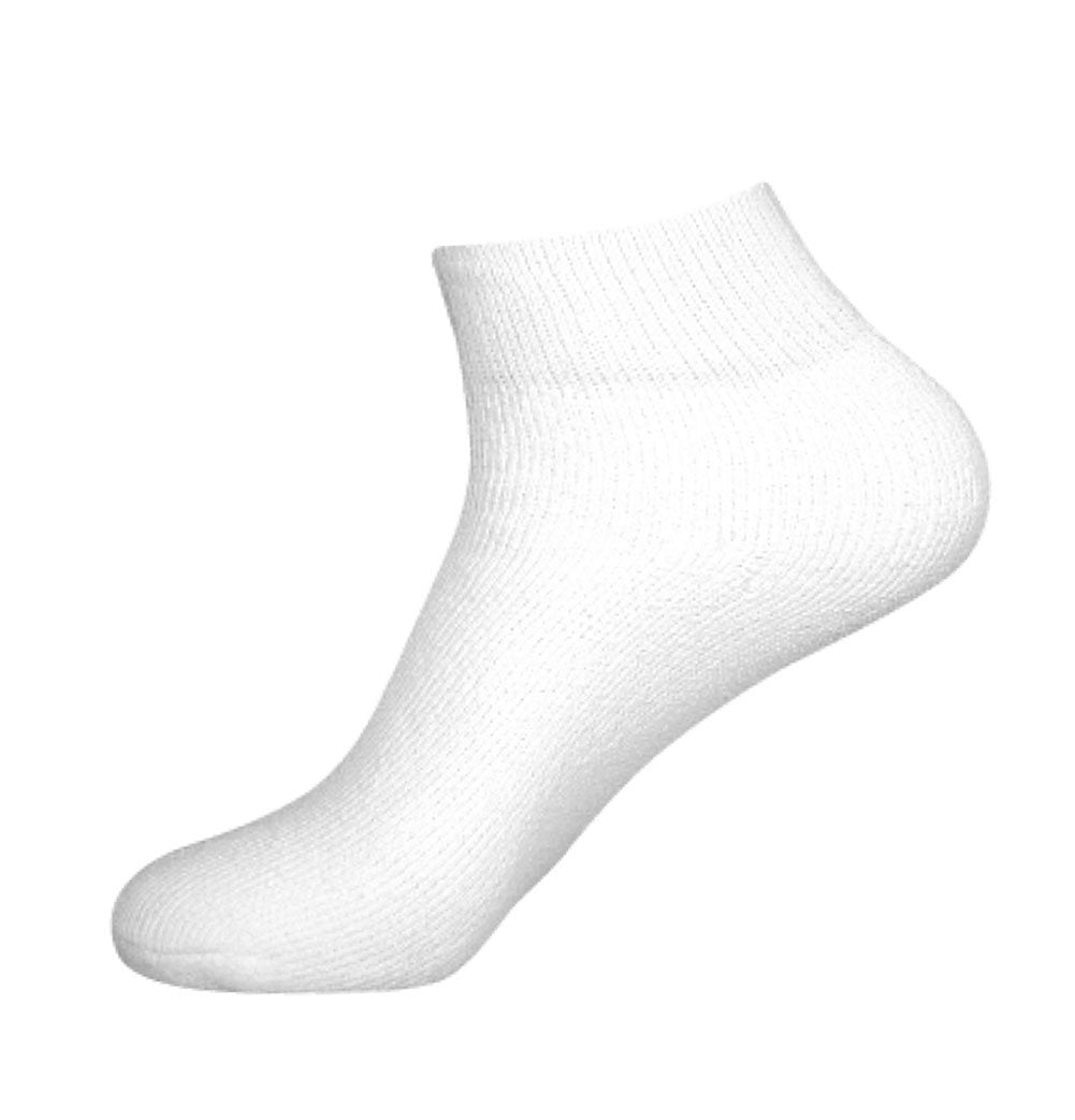 12 pk Pack Men's ankle length full cushioned Athletic socks