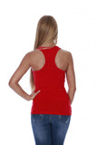 Hollywood Star Fashion Women's Racerback Stretch Long Tee Basic Top