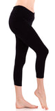 Women's Slimming Foldover Capri Crop Yoga Pants