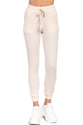 Women's Waist Band Side Pocket Long Pants
