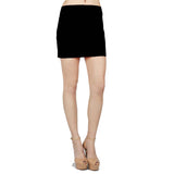 Stretch Simple Bandage Style Mini Skirt Minijoup Plain Skirt