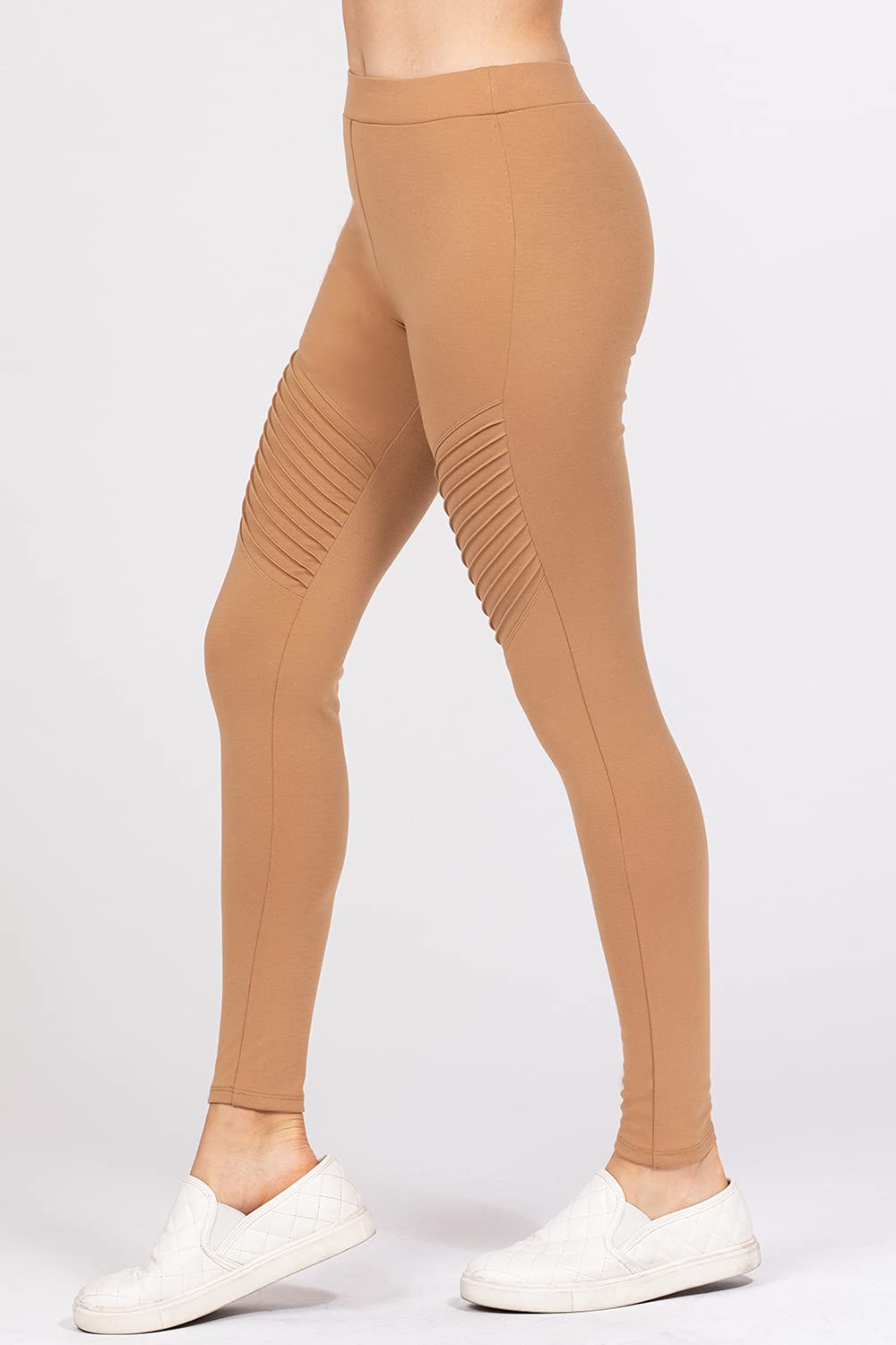 Khanomak Women's Pintuck Detail Long Ponte Pants