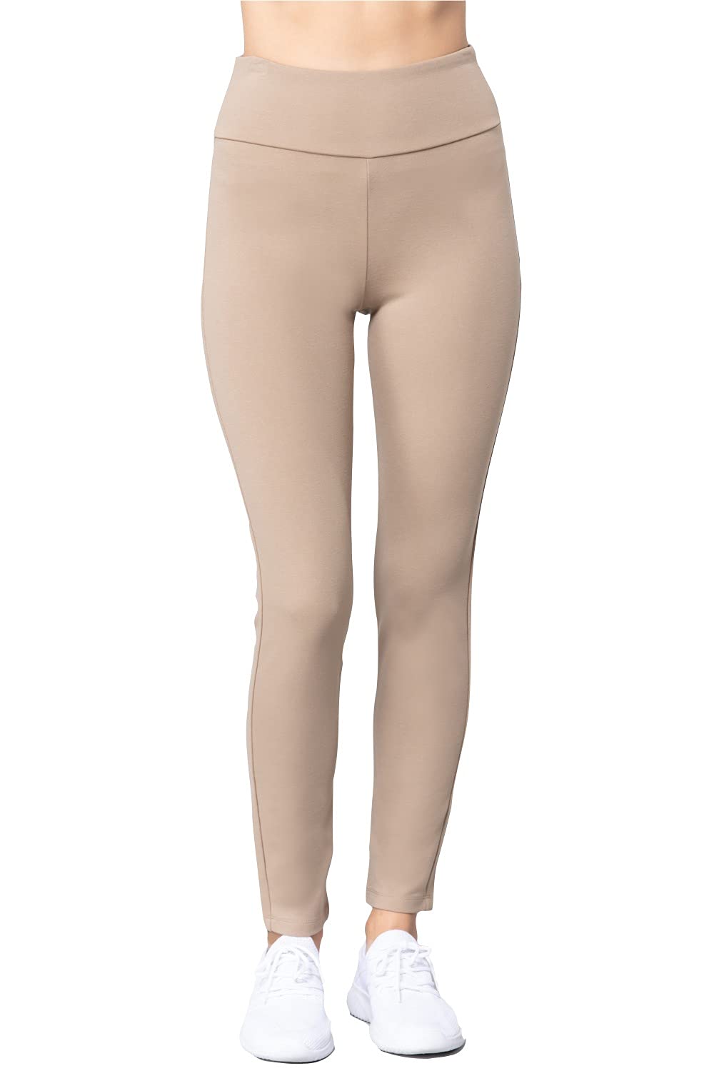 Women's Waist Band Long Ponte Pants