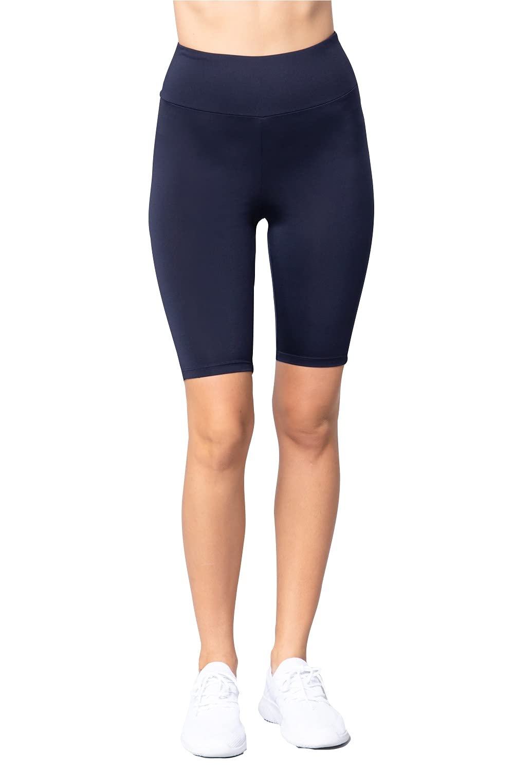 Khanomak Women's Biker High Waist Yoga Workout Shorts