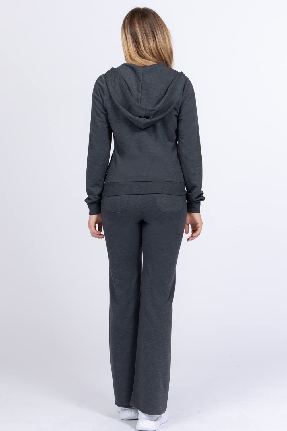 Khanomak Long Sleeve Hoodie Zip Up French Terry Suit