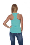 Hollywood Star Fashion Women's Racerback Stretch Long Tee Basic Top