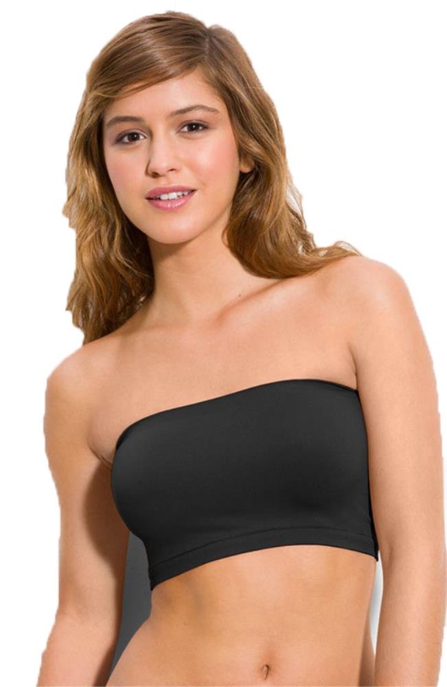 Women's Basic Stretch Layer Seamless Tube Bra Bandeau Top