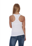 Hollywood Star Fashion Women's Racerback Stretch Long Tee Basic Top