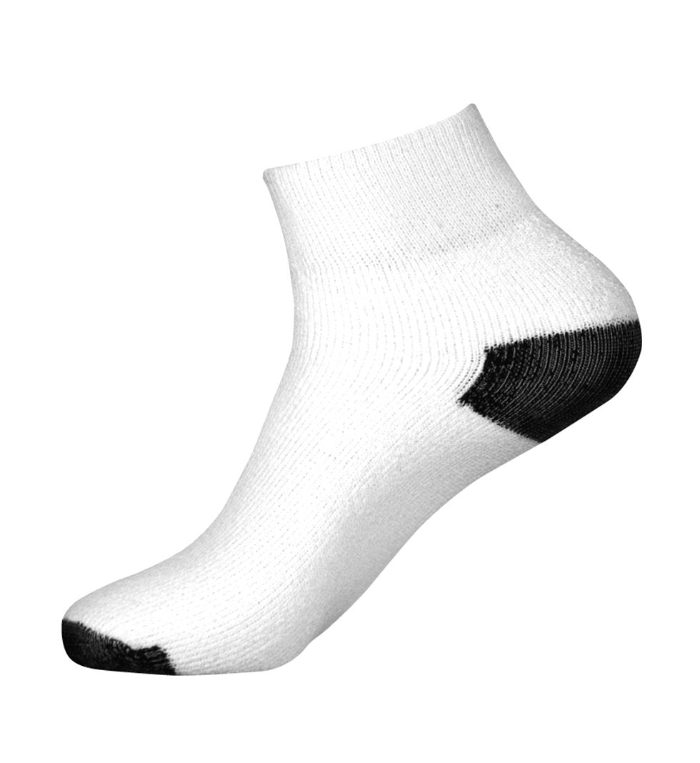 12 pk Pack Men's ankle length full cushioned Athletic socks