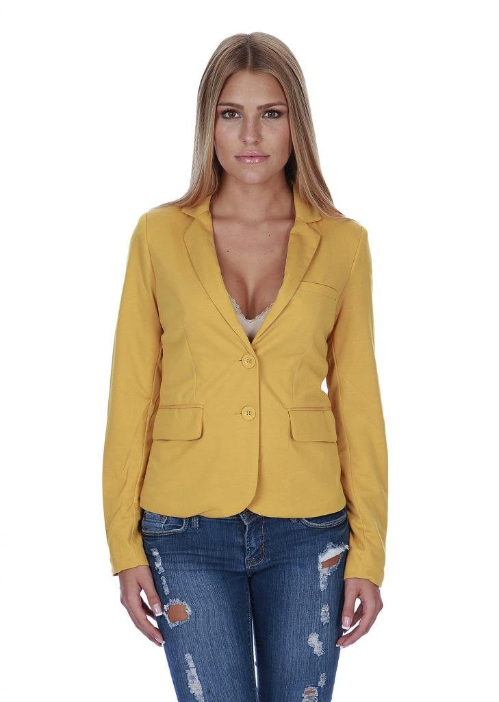 Hollywood Star Fashion Women's Basic Solid Blazer Jacket Coat Casual