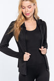 Women's Zip Up Long Sleeves Jogger Hoodie Workout Track Jacket Sweater