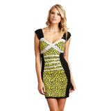 Unique Animal Print Bandage Dress Bodycon By Wow Couture