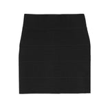 Stretch Simple Bandage Style Mini Skirt Minijoup Plain Skirt