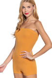 Women's Sexy Strapless Tube Bodycon Romper One Piece Jumpsuit