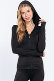 Women's Zip Up Long Sleeves Jogger Hoodie Workout Track Jacket
