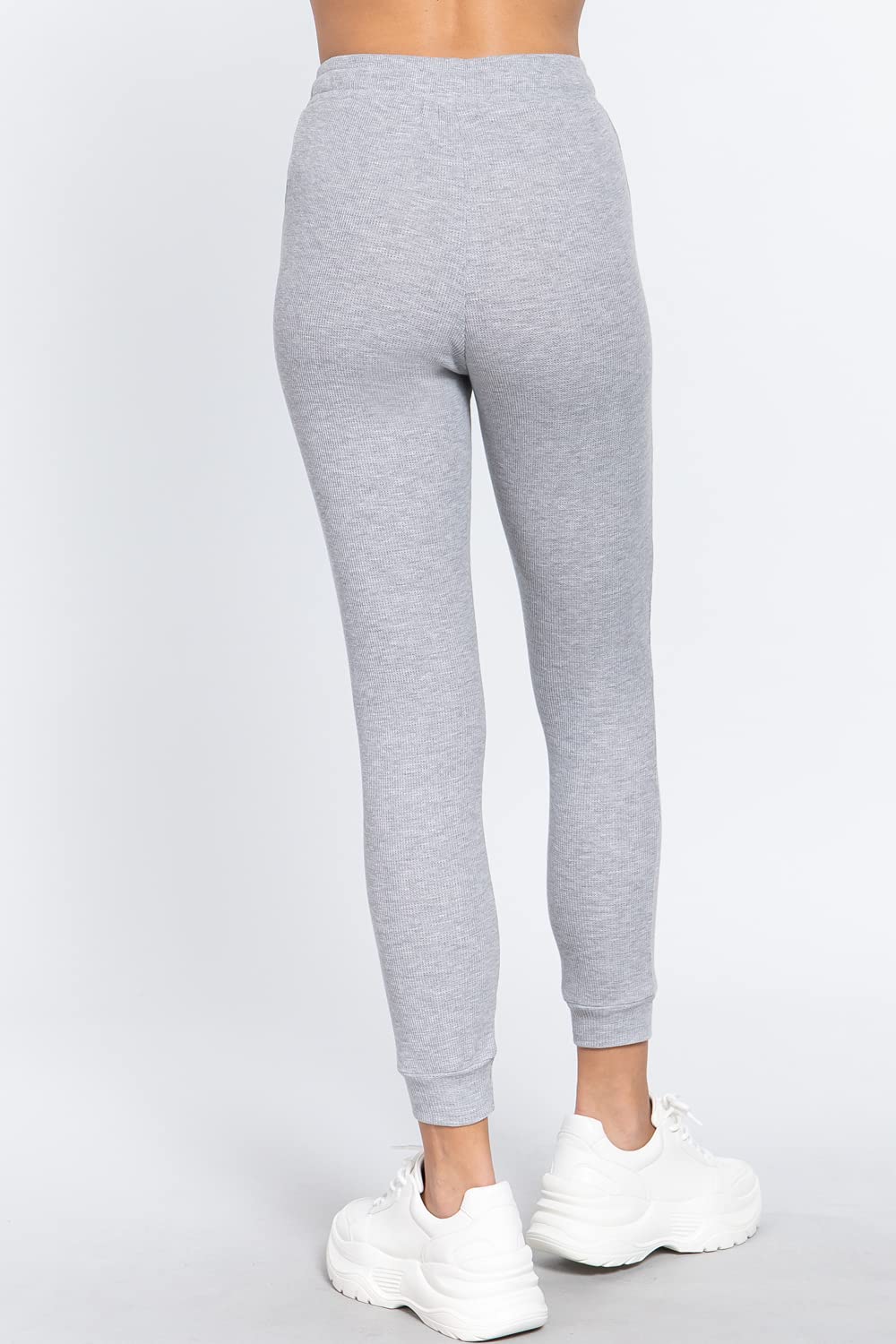 Women's Waist Band Side Pocket Long Pants
