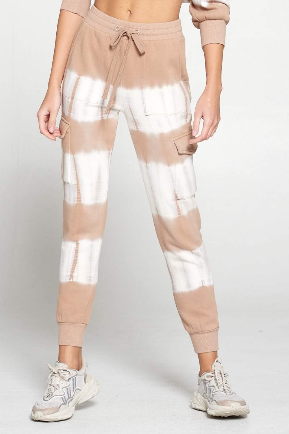 Women's Tie Dye Jogger Sweatpants Active Running Drawstring Sweat Pant