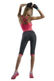 Hollywood Star Fashion Quick Dry Athletic Wear Sport Crop Capri Length Yoga Pants Leggings