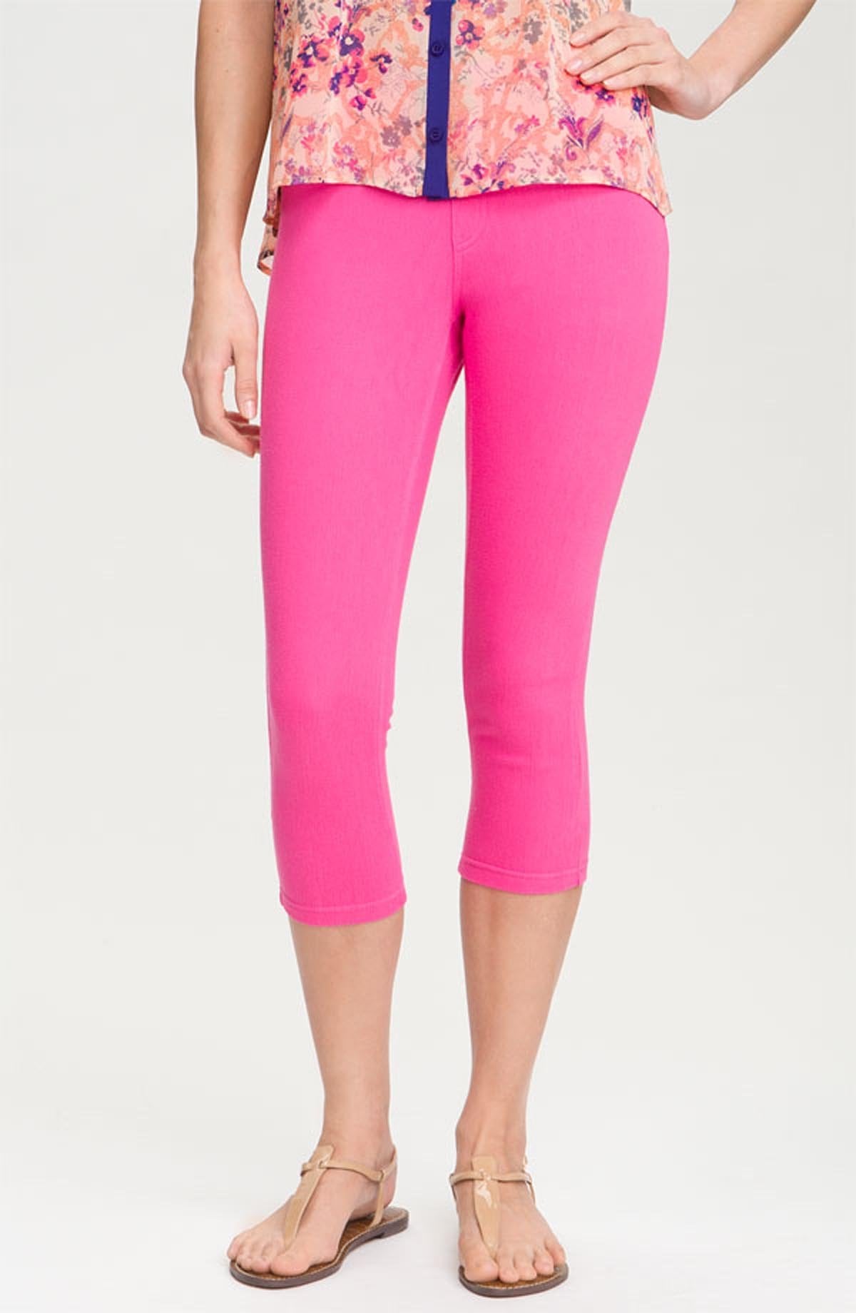 Sexy Skinny Cotton Stretch Colored Legging Basic Crop Pants Capris