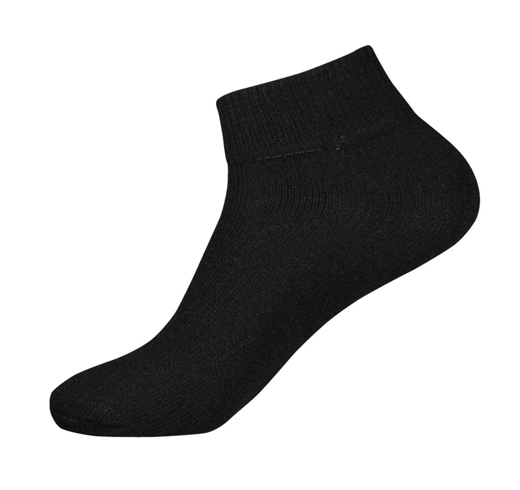 12 pk Pack Men's ankle length full cushioned Athletic socks