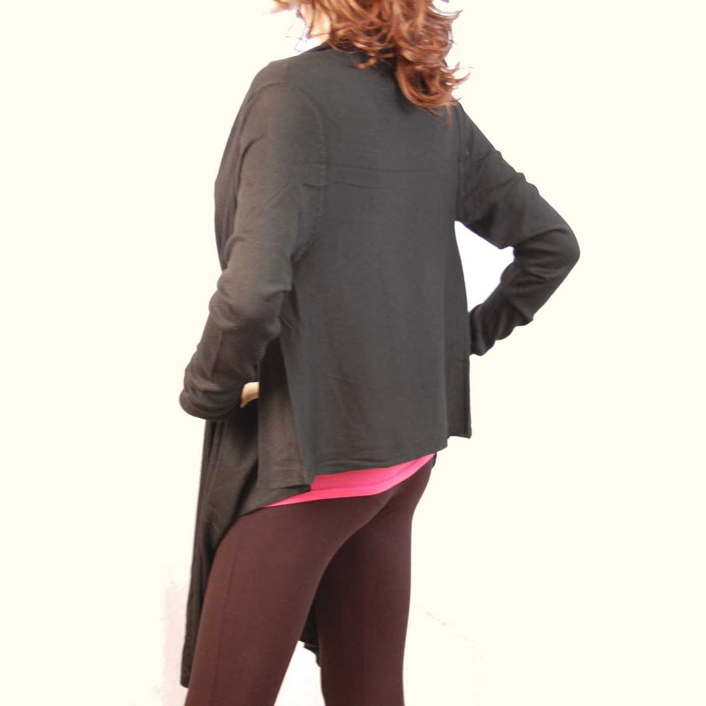Wrap Style Cashmere Cardigan Knit Fly Away Sweater