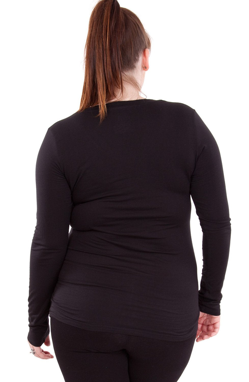 Hollywood Star Fashion Women's Long Sleeve V-Neck Tee Tank Top Shirt