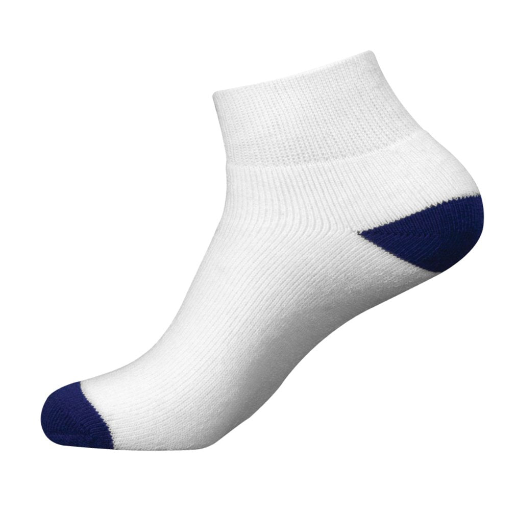 12 pk Pack Men's ankle length full cushioned Athletic socks