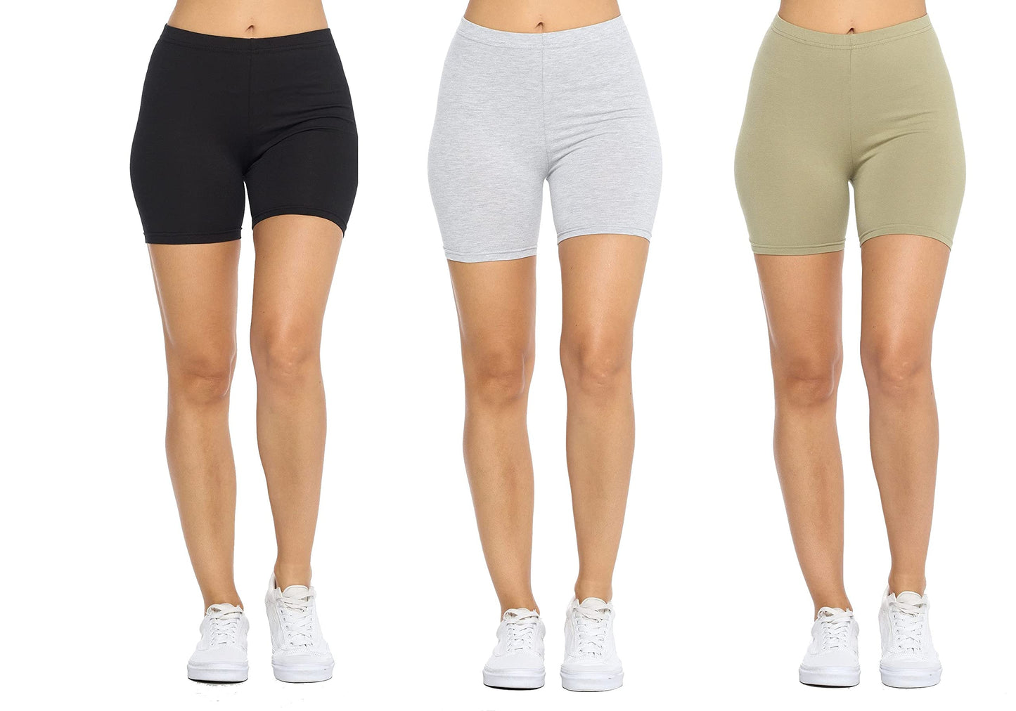 Women's Cotton blend biker shorts dance sports under garment