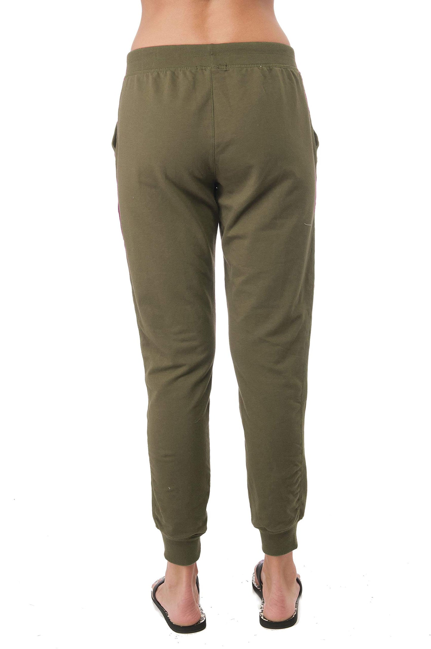Drawstring French Terry Joggers/ Jogging Pants With Front Pockets