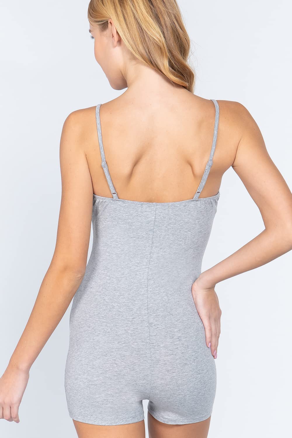 Women's Cami Cotton Jersey Mini Romper