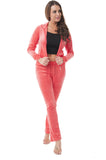 Velour Classic Hoodie Sweat Suit Jacket and Pants Set Velvet Tracksuit with Pockets1