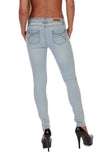 Hollywood Star Fashion Women's Basic Skinny Jeans Pants