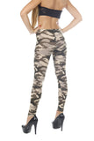 Hollywood Star Fashion Women's Military Camouflage Print Cotton Tights Legging