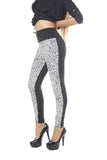 Hollywood Star Fashion High Waisted Back Zip Up Semi Stretch Jeggins Leggings Dress Pants