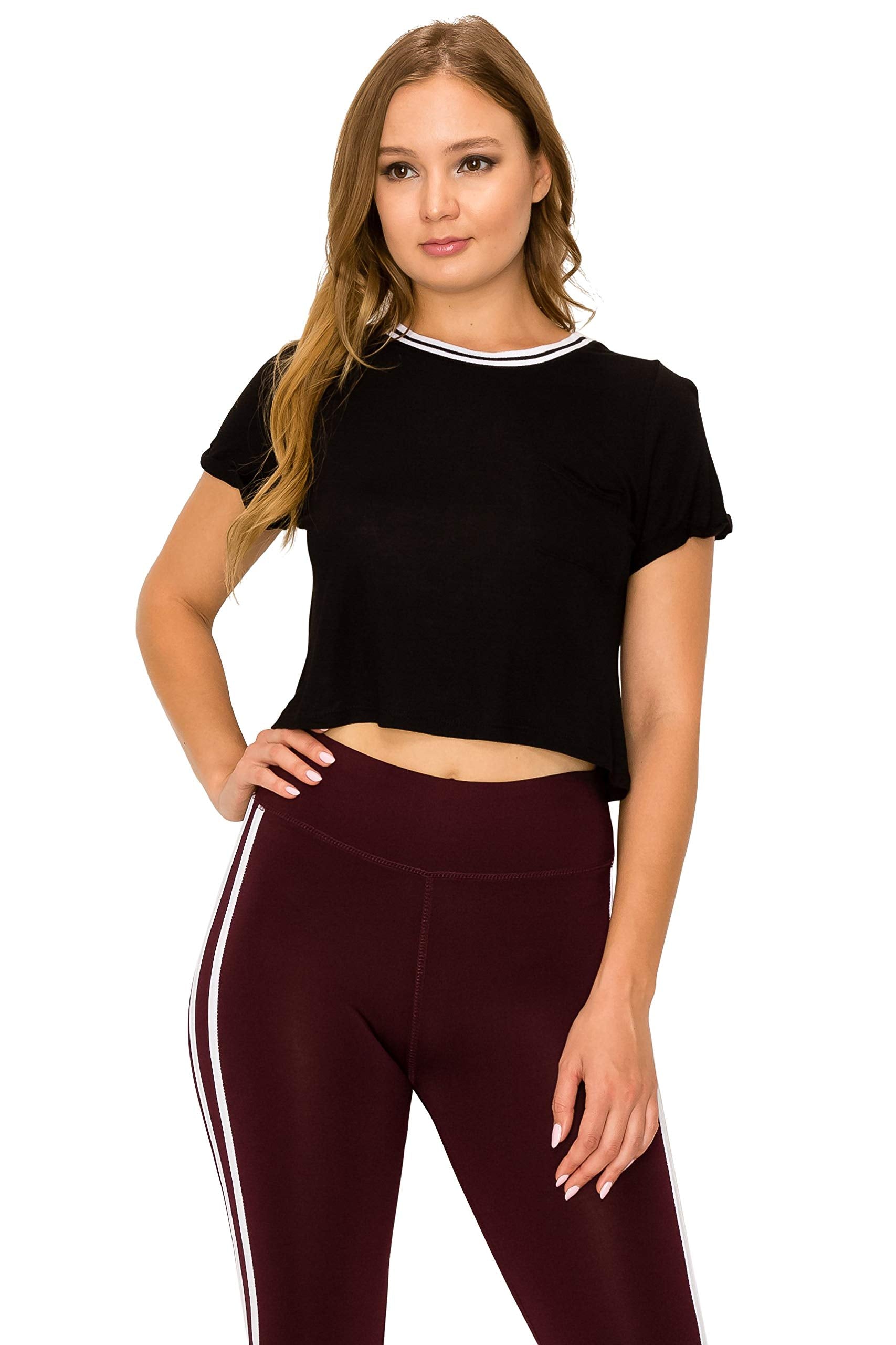 Women Tummy Fit Yoga Pants/Leggings Black - Small