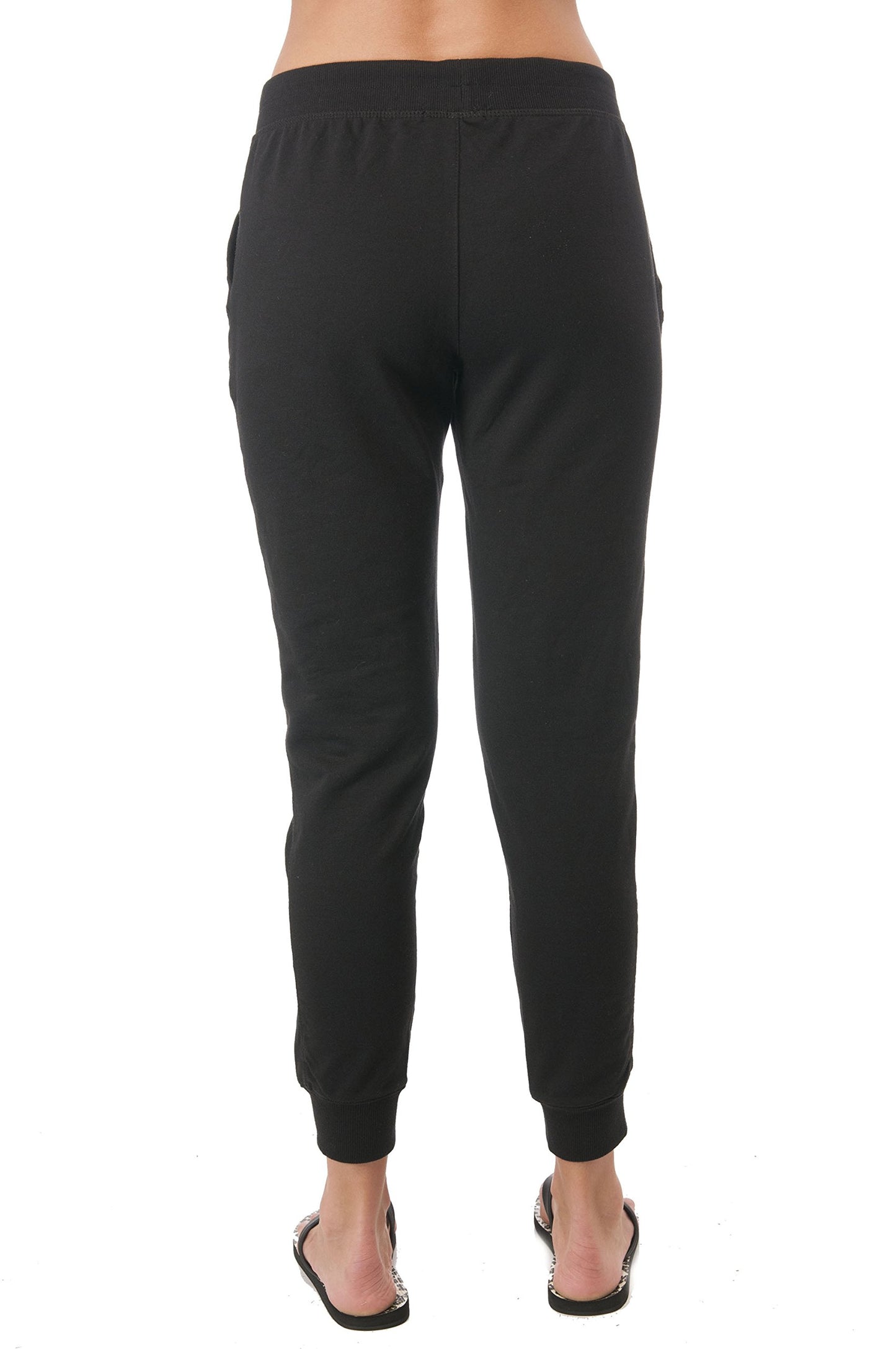 Drawstring French Terry Joggers/ Jogging Pants With Front Pockets