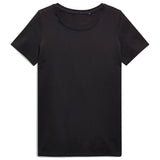 Women's Short Sleeve Crewneck Tee T Shirt Cotton Top