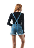 Hollywood Star Fashion Denim Jean Distressed Overall
