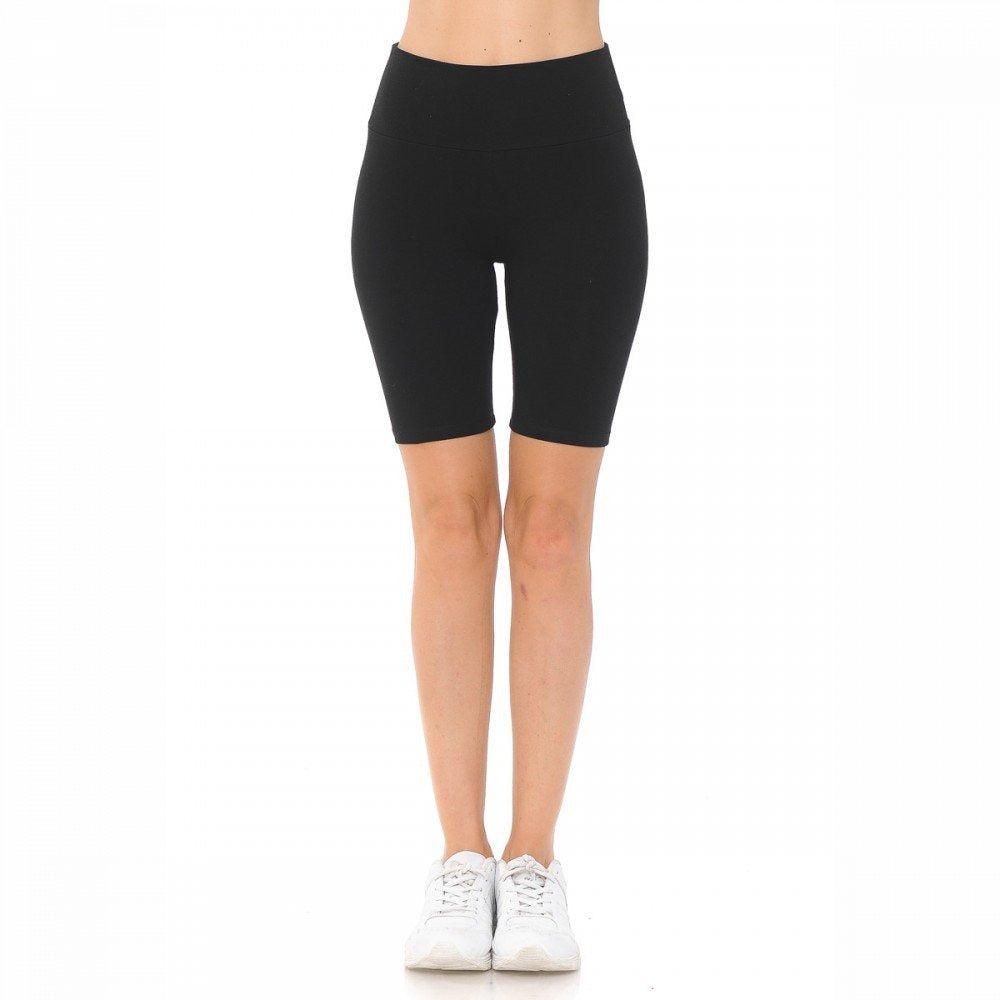 Women's High Waist Knit Bike Shorts