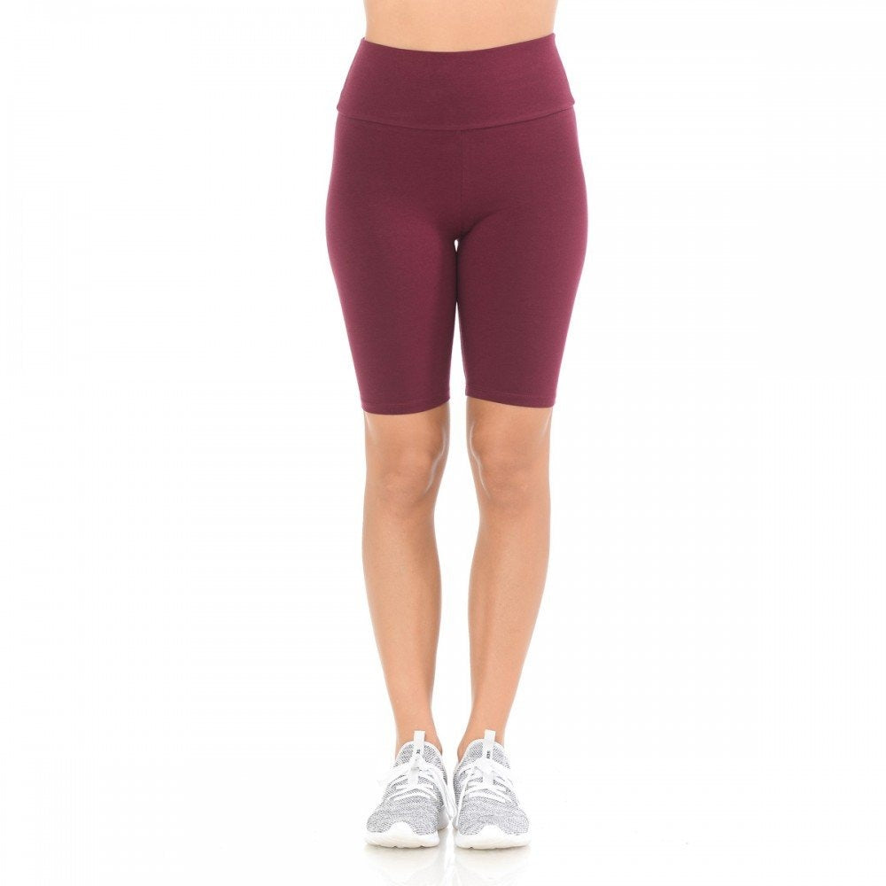 Women's High Waist Knit Bike Shorts