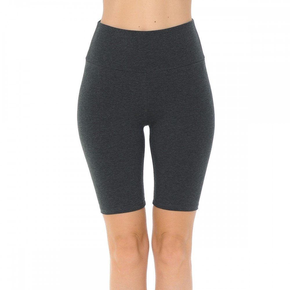 Women's High Waist Knit Bike Shorts